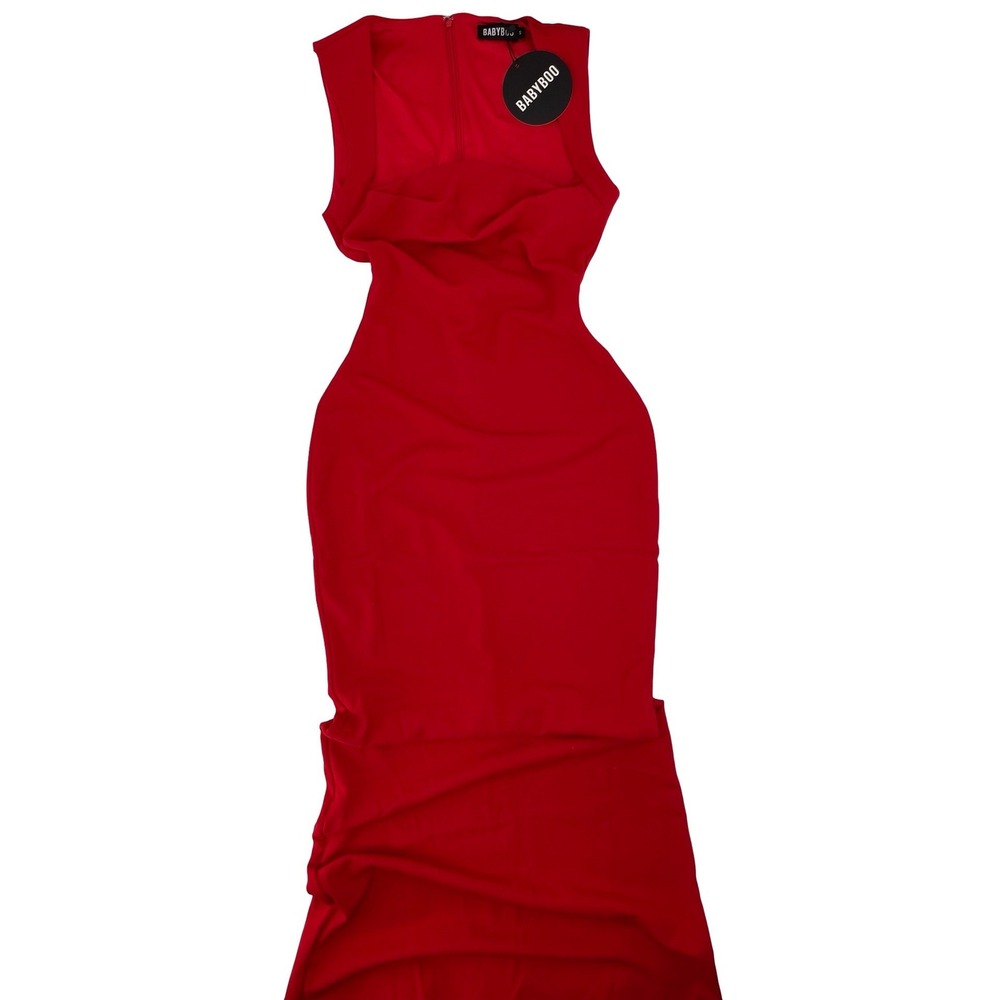 BABYBOO Dress Maxi S Red New